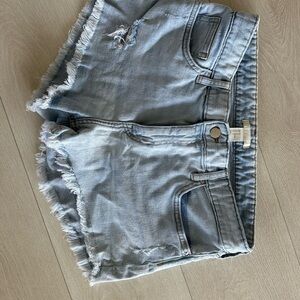 Light Blue Denim Shorts
